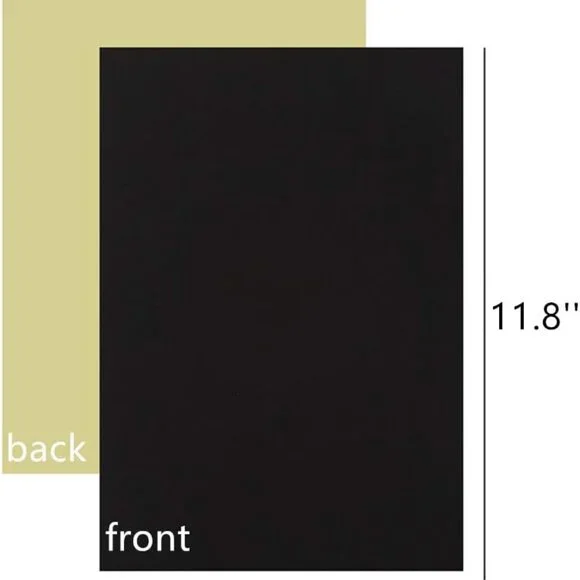 10PCS Self Adhesive Felt, DIY Self Adhesive Fabric for Art & Crafts, Peel and St - Picture 3 of 4